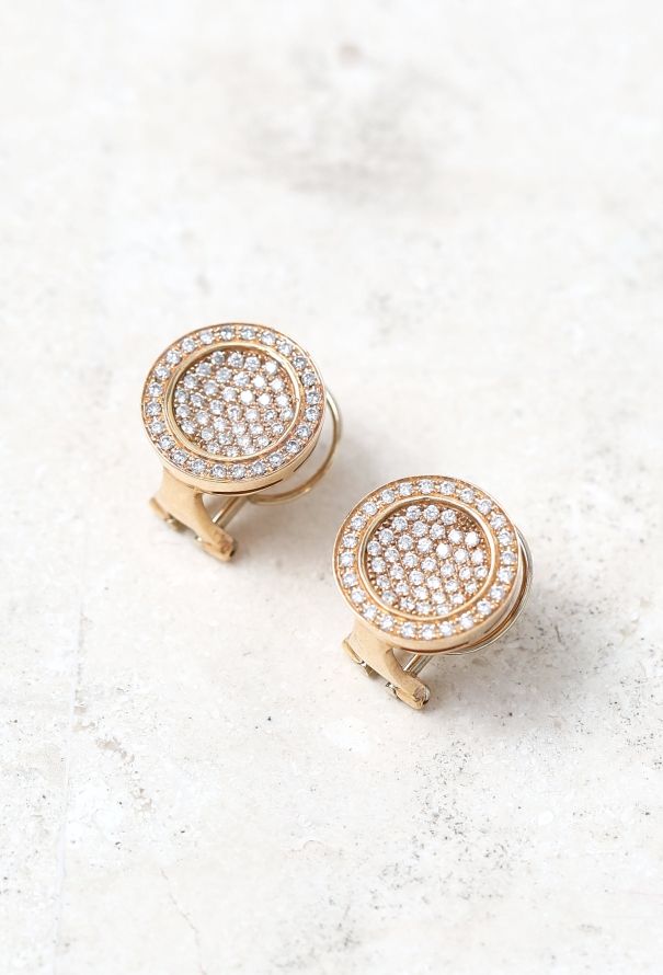 Vintage & Antique 18k Yellow Gold & Diamond Earrings - 4