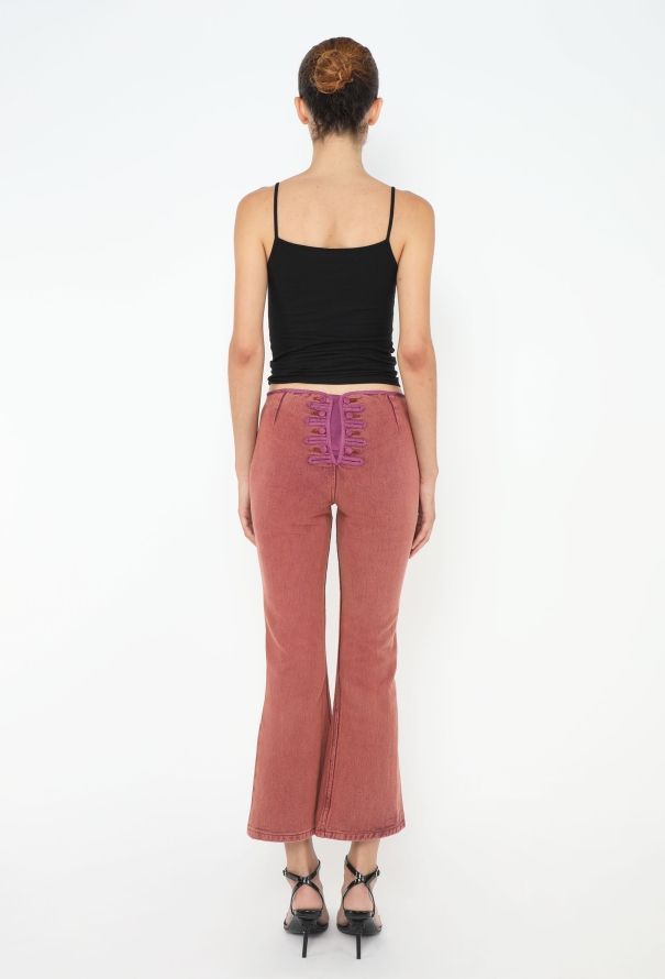 Chloé F/W 2002 Embroidered Sailor Jeans - 6