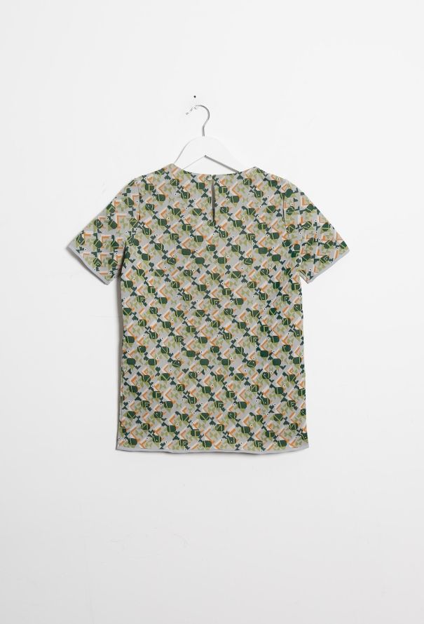 Balenciaga Resort 2011 Printed Knit Top - 7