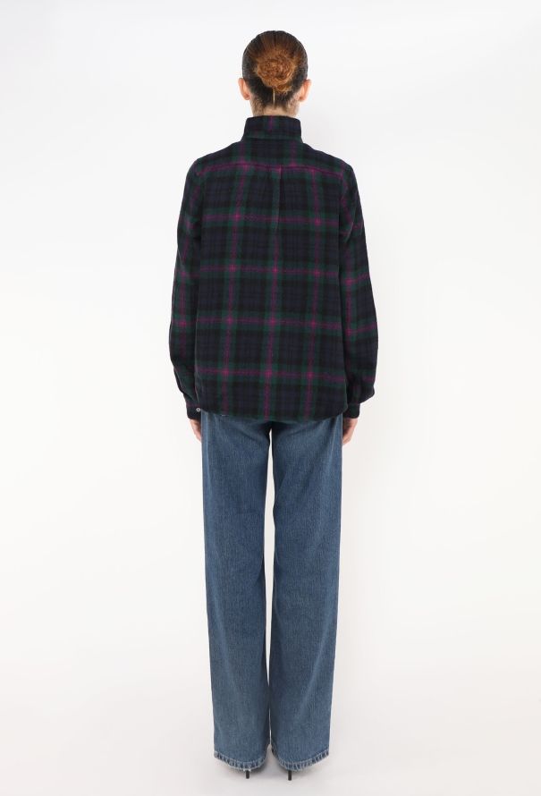 Comme des Garçons '90s Plaid Flannel Shirt - 5