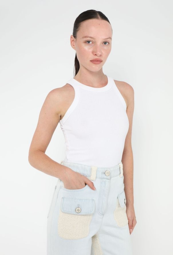 Chanel Resort 2021 Tweed Trim Jeans - 3