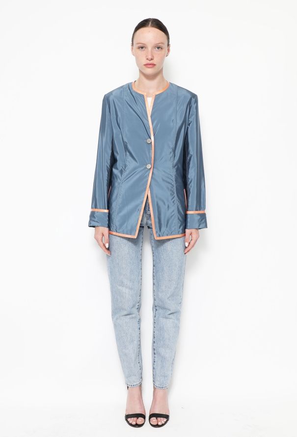 Chanel 2000 Patent Trim Jacket - 4