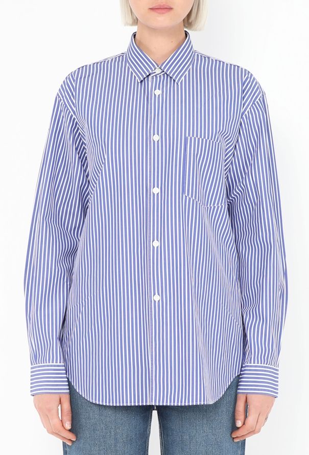 Comme des Garçons Classic Striped Cotton Shirt - 1