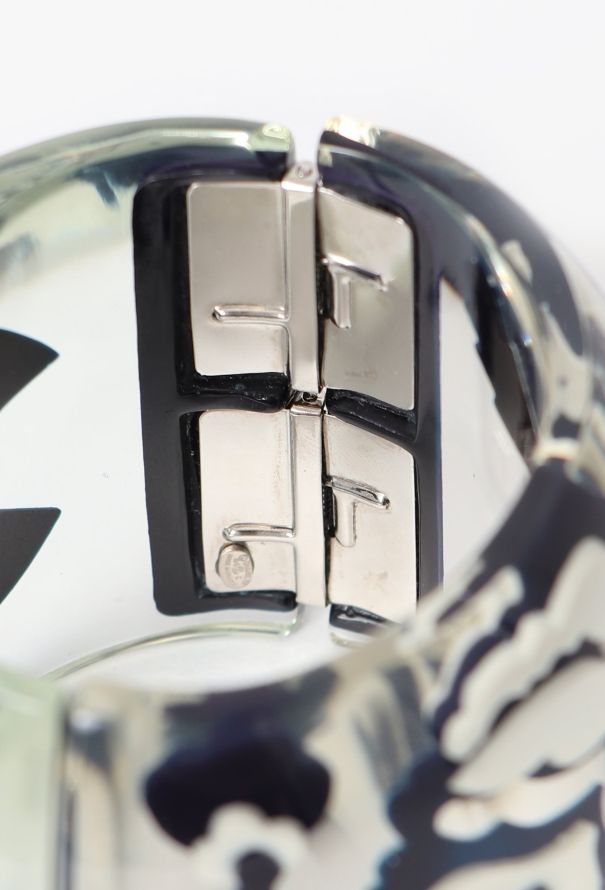 Chanel S/S 2004 Casted Camélia 'CC' Bracelet - 5