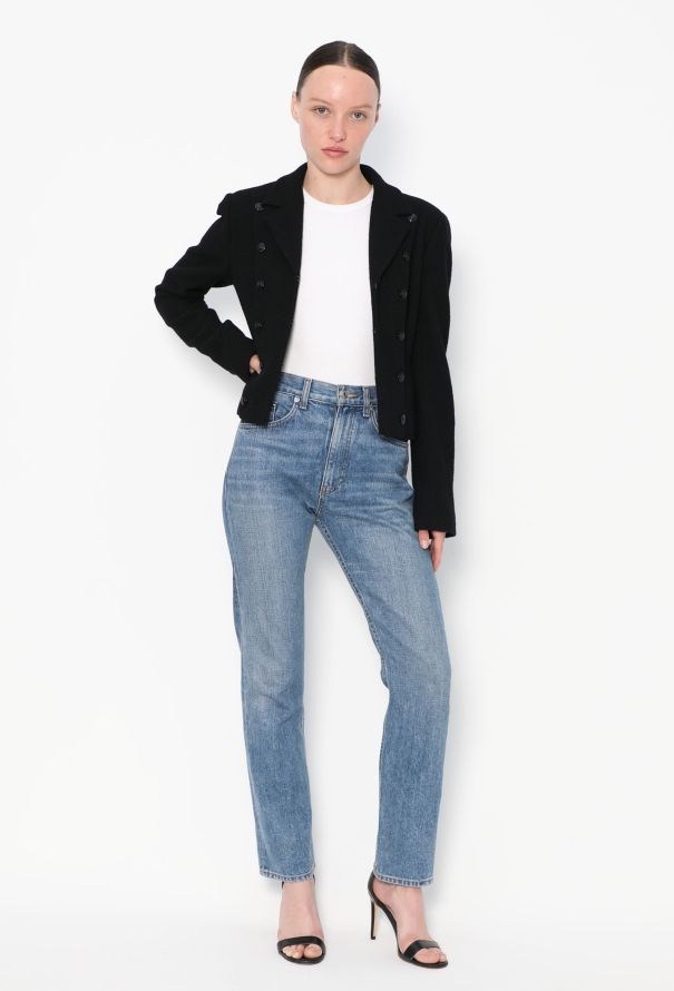 Chanel Cropped Bouclé Camélia Jacket - 5