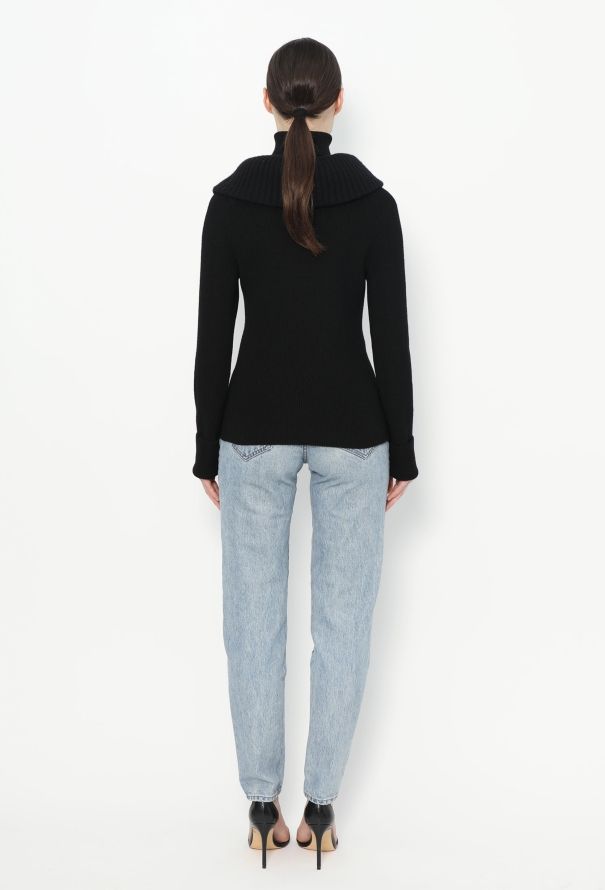 Balenciaga 2002 Double Collar Sweater - 7