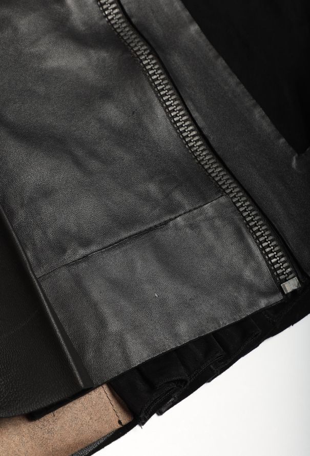 Balenciaga Campaign S/S 2010 Pleated Leather Skirt - 11