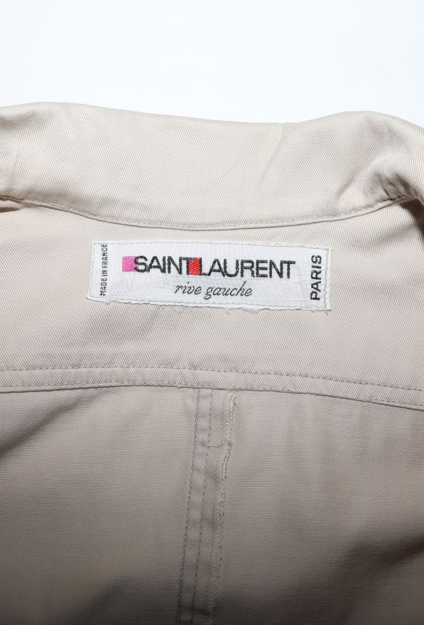 Saint Laurent RARE S/S 1973 Cinched Safari Jacket - 6