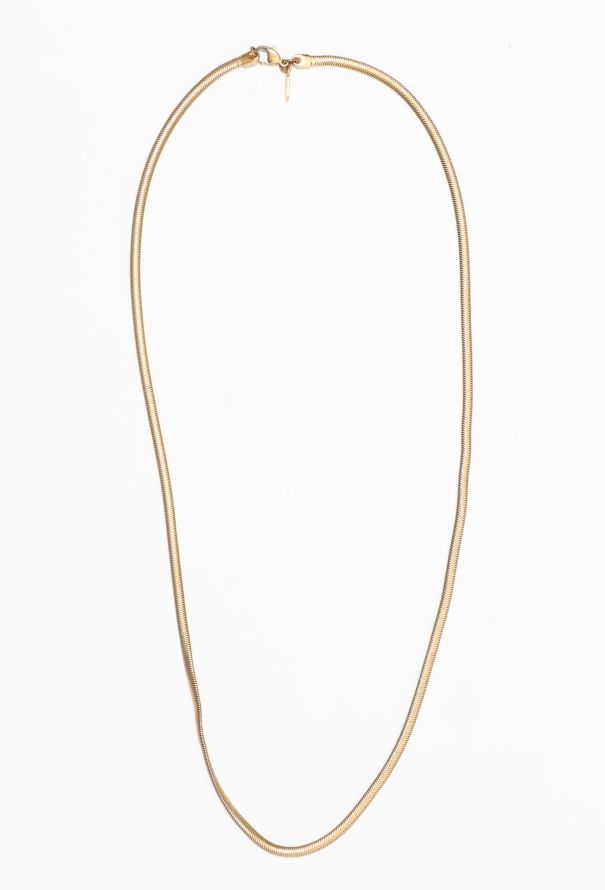 Saint Laurent Vintage Gold Chain Necklace - 1