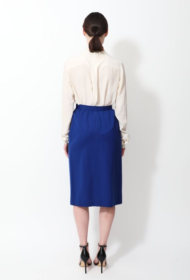 Saint Laurent Vintage Classic A-line Skirt - 3