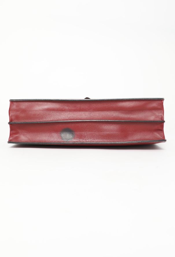 Hermès '90s Rouge H Box Sac à Dépêches - 6