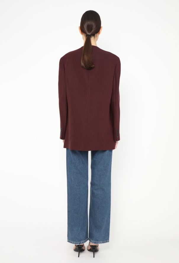 The Row F/W 2022 Fie Collarless Blazer - 6