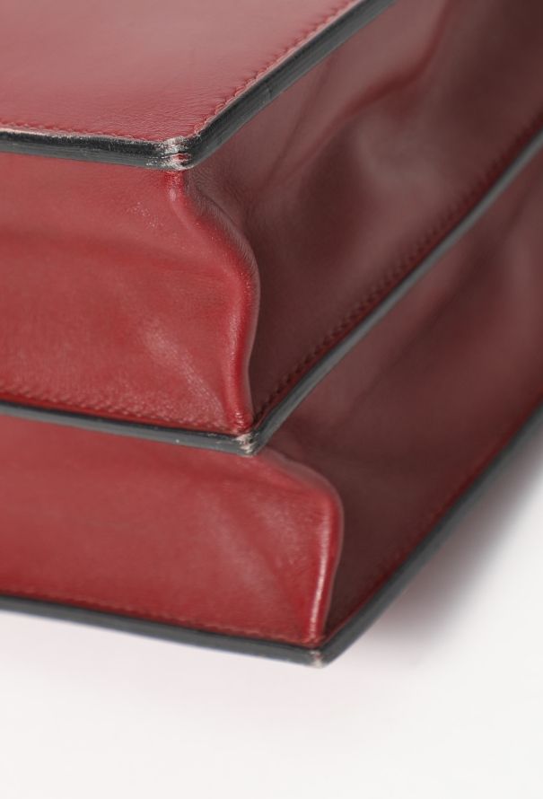 Hermès '90s Rouge H Box Sac à Dépêches - 8