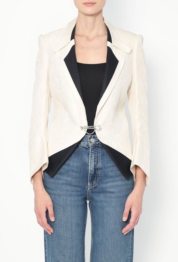 Balenciaga Collector S/S 2006 Baroque Jacquard Suit - 5