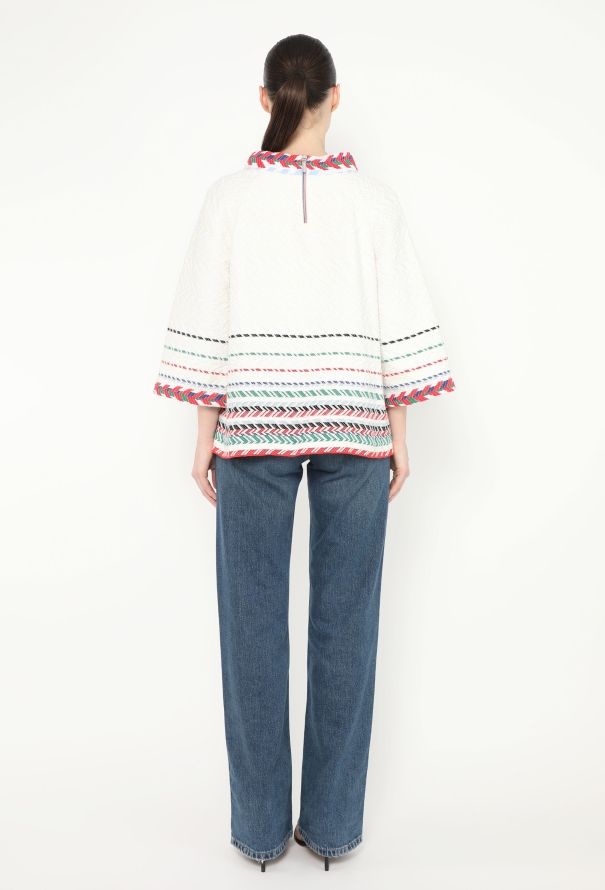 Chanel S/S 2016 Iridescent Chevron Tunic - 5