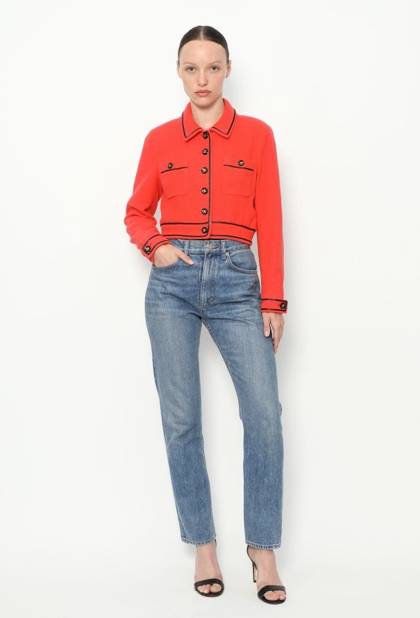 Chanel Cropped ‘CC’ Jacket – Iconic S/S 1995 by Karl Lagerfeld - 5