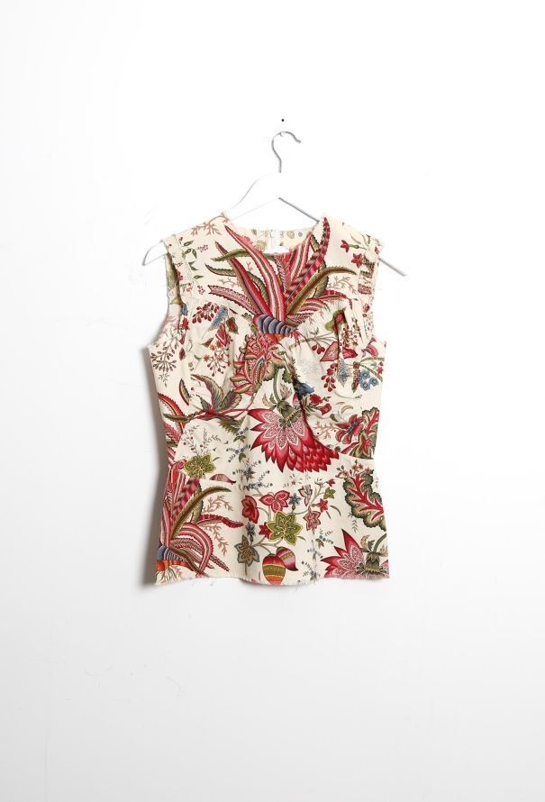 Balenciaga ICONIC S/S 2000 Wild Floral Top - 8