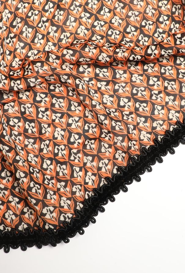 Exquisite Vintage Oscar Rom '70s Printed Maxi Skirt - 6