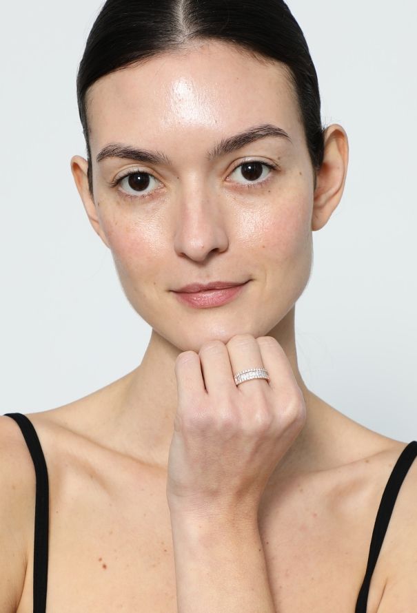 Vintage & Antique 18k Rose Gold & Diamond Band - 3