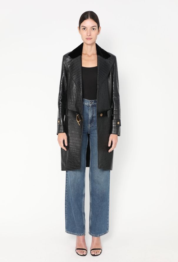 Chanel Pre-Fall 2019 Paris-New York Leather Coat - 5