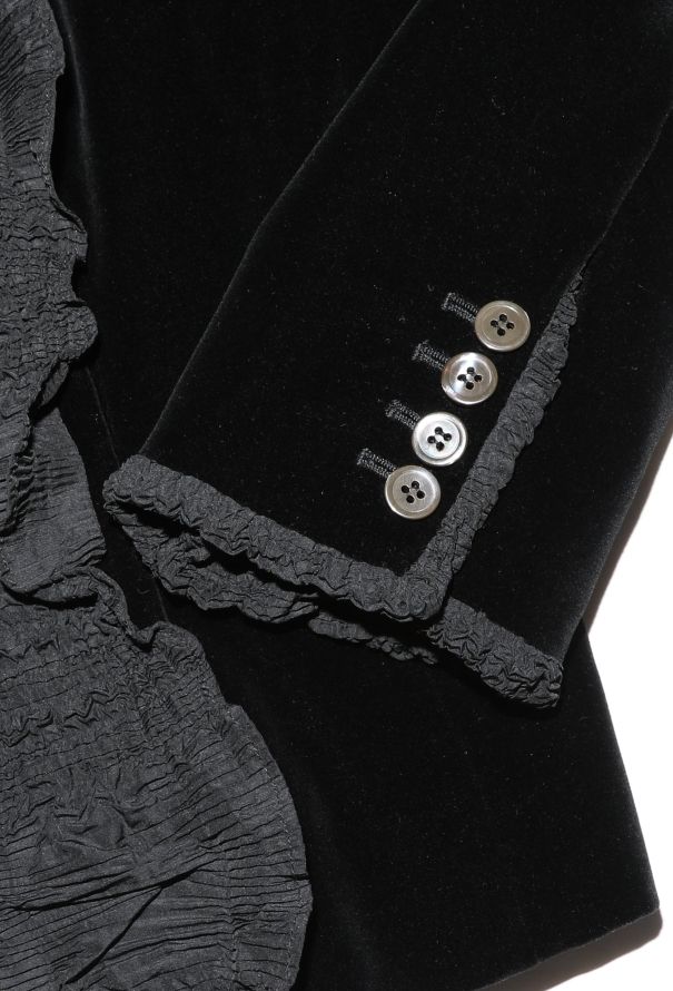 Saint Laurent F/W 2001 Tom Ford Velvet Jacket - 9