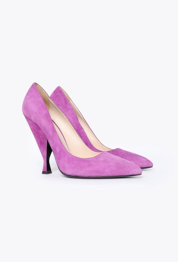 Prada Suede Mod Pumps - 2