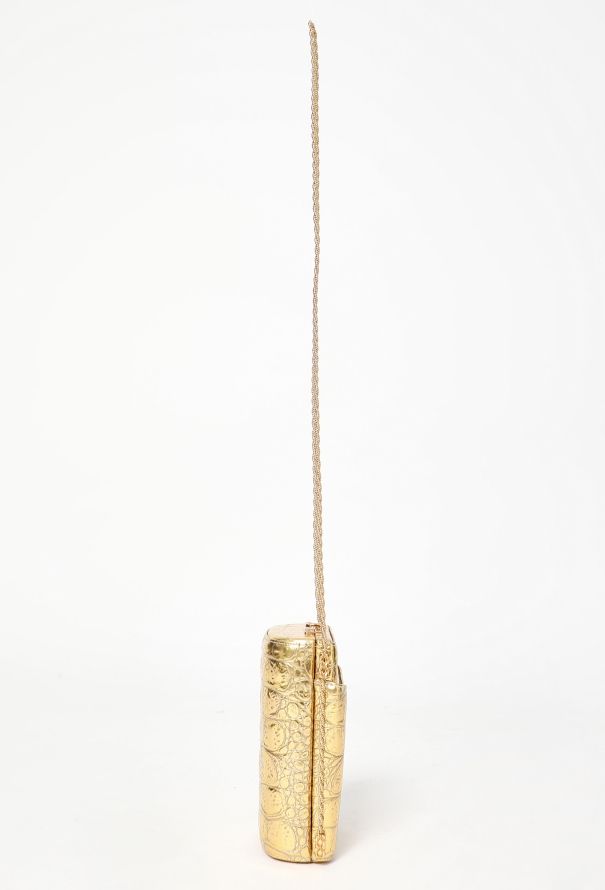 Chanel Rare Pre-Fall 2019 Gold Mini Evening Bag - 7