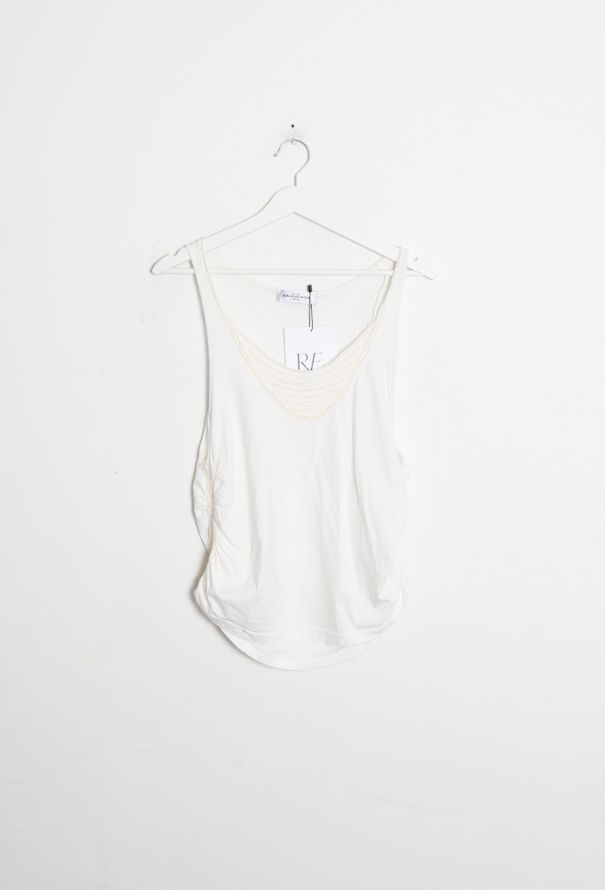 Balenciaga Le Dix Textured Cotton Tank - 5