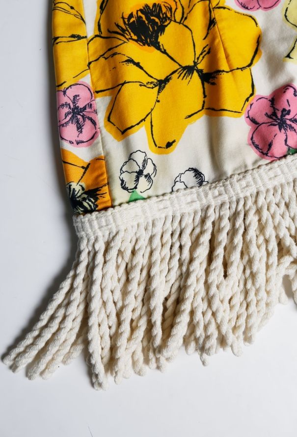 Floral Fringe Dress - 7