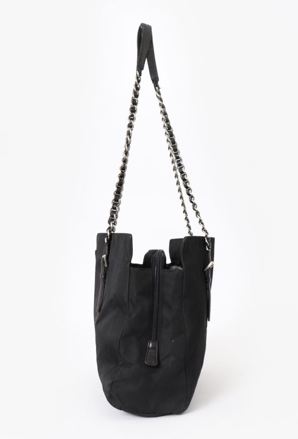 Prada Black Nylon Tote Bag - 4