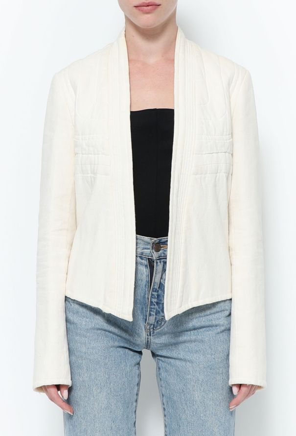 Céline 2011 Linen Kimono Jacket - 1