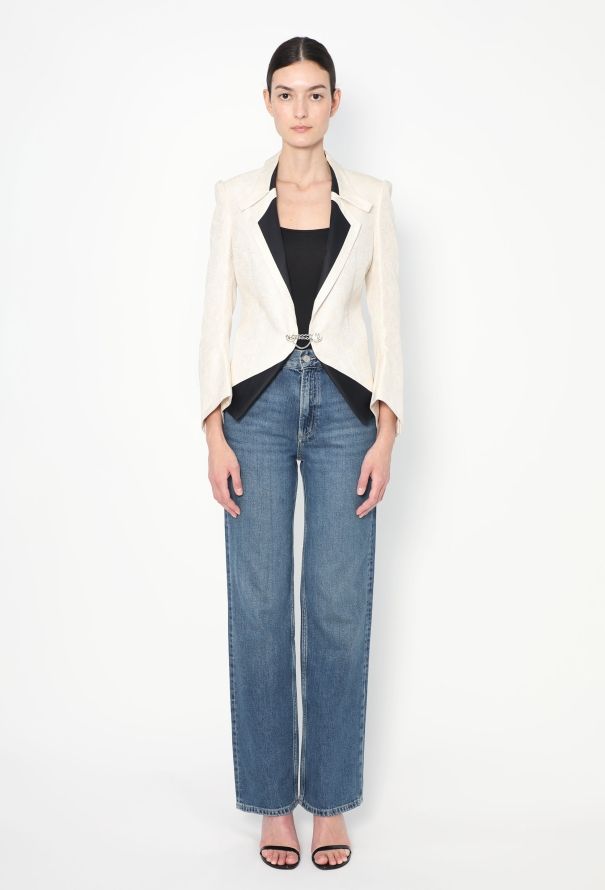 Balenciaga Collector S/S 2006 Baroque Jacquard Suit - 7