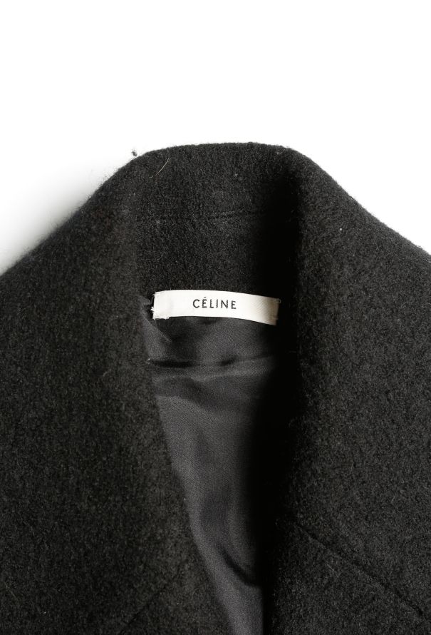 Céline CAMPAIGN F/W 2014 Contrast Wool Coat - 7