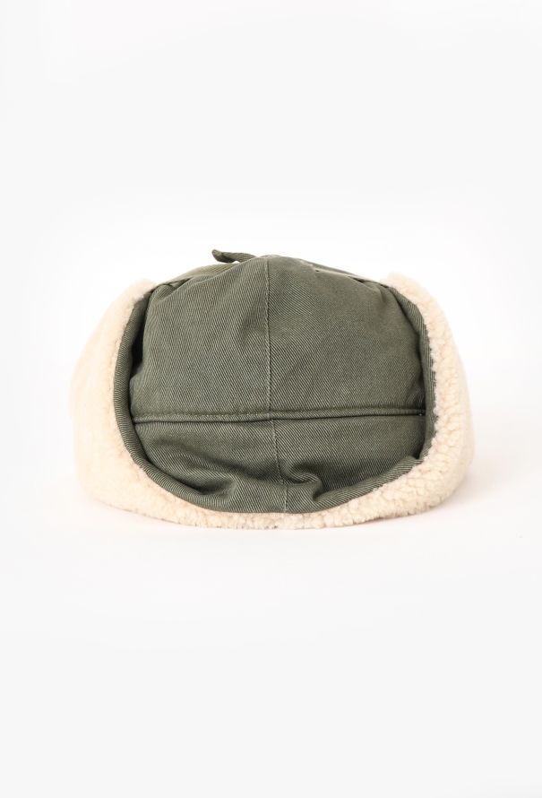 Céline Shearling Triomphe Chapka Hat - 5