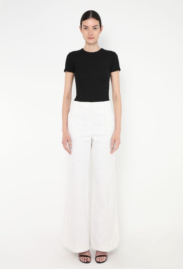 Céline Resort 2017 Sueded Bootcut Trousers - 1