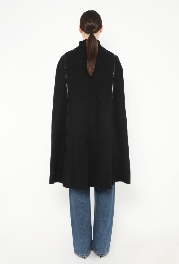 Alexander McQueen Ribbed Knit Cape - 6
