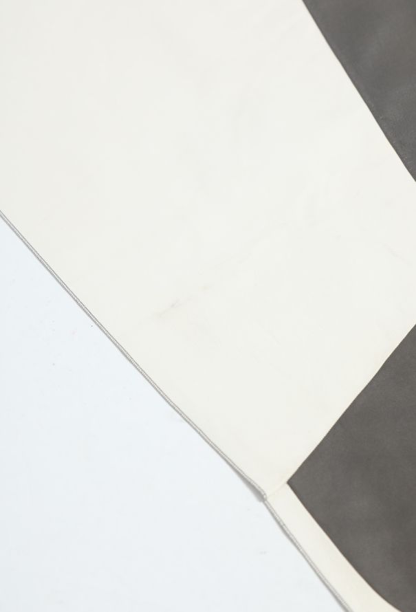 Céline Geometric Leather Scarf - 3