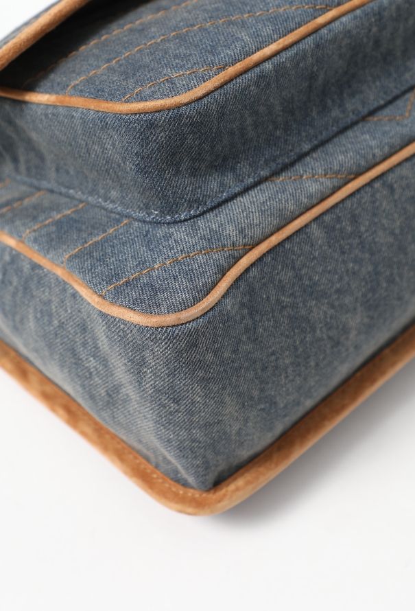 Saint Laurent 2022 Denim Niki Shoulder Bag - 8