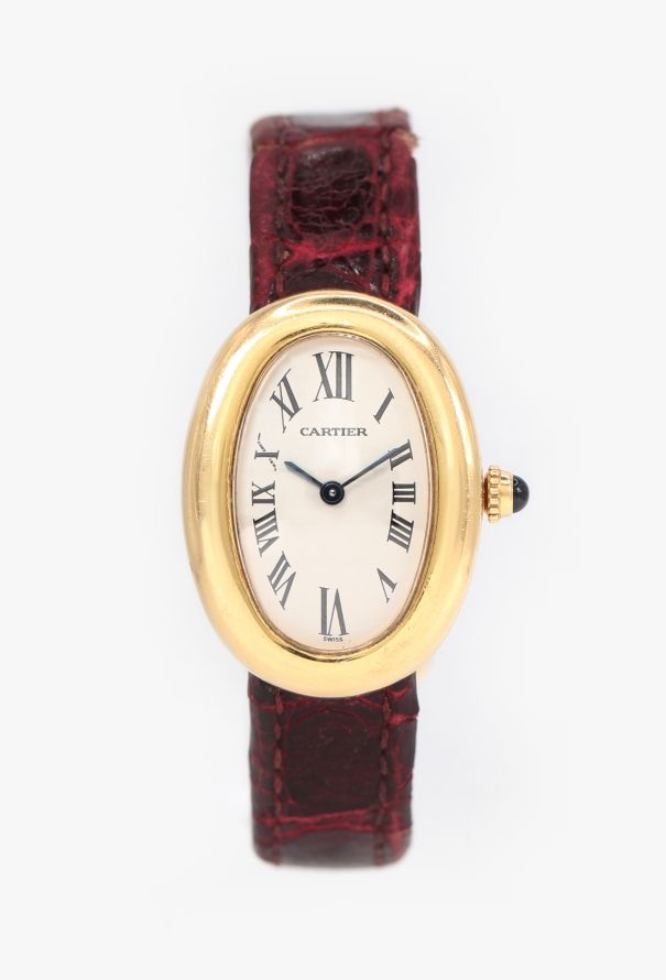 Cartier 18k Yellow Gold Baignoire Watch - 1