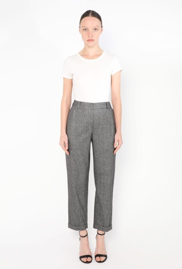 Dior 2024 Cropped Herringbone Ensemble - 5