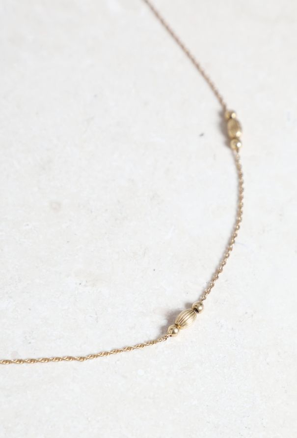 Vintage Fine Jewelry 18k Yellow Gold Necklace - 2