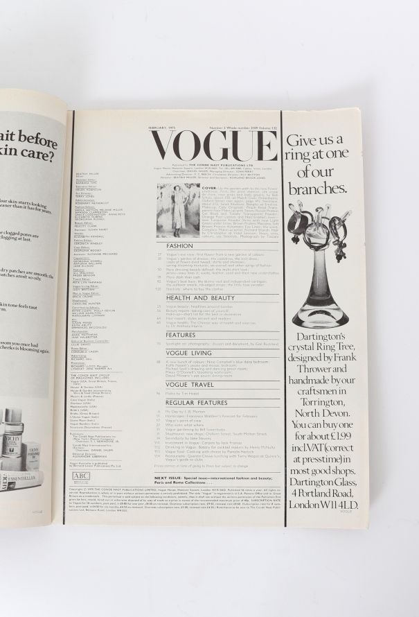 VOGUE UK 1975 David Bailey Issue Trio - 7