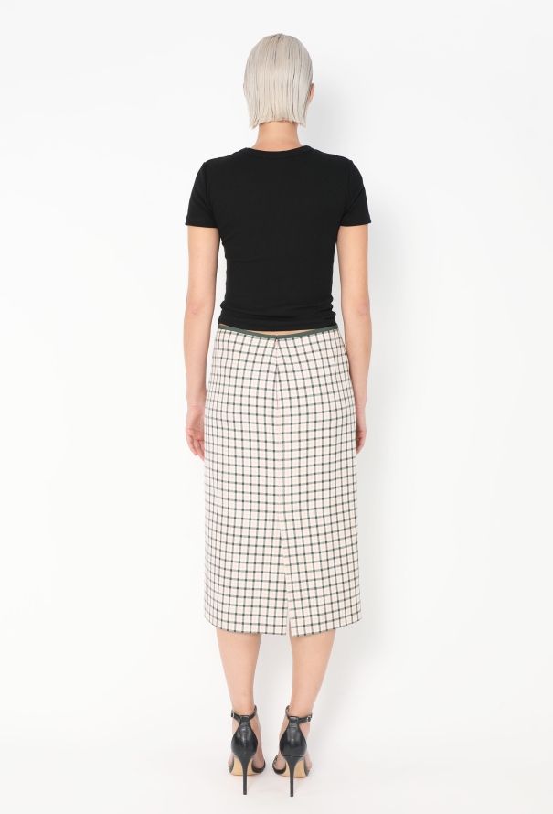 Fendi Pre-Fall 2018 Checkered Skirt - 4