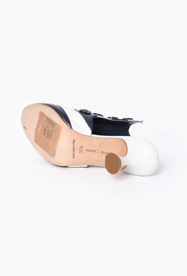 Manolo Blahnik Marinère Sailor Mules - 5