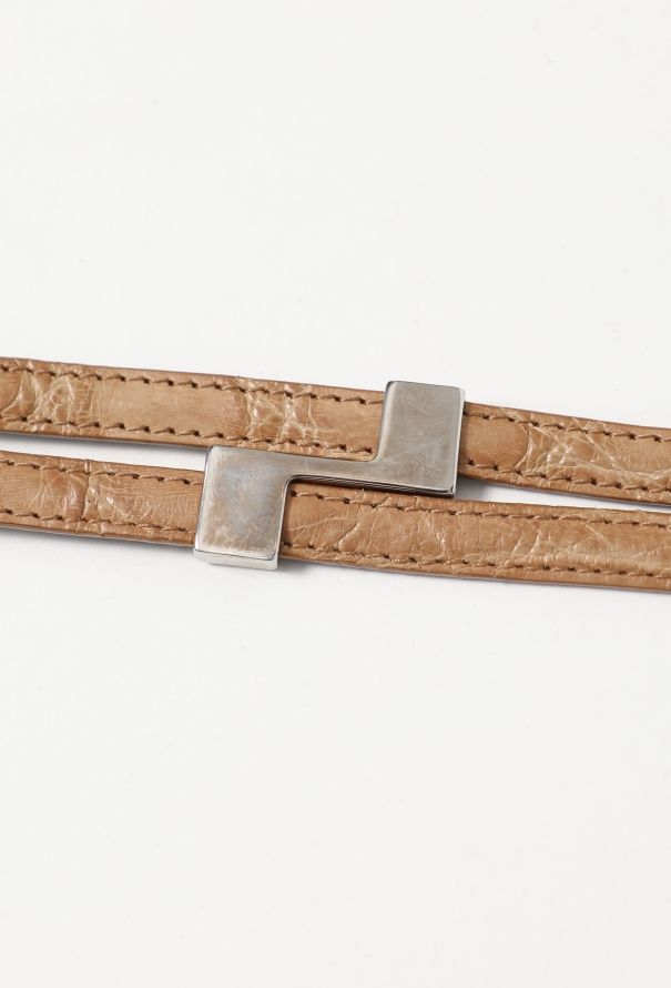 Balenciaga Alligator Layered Belt - 6