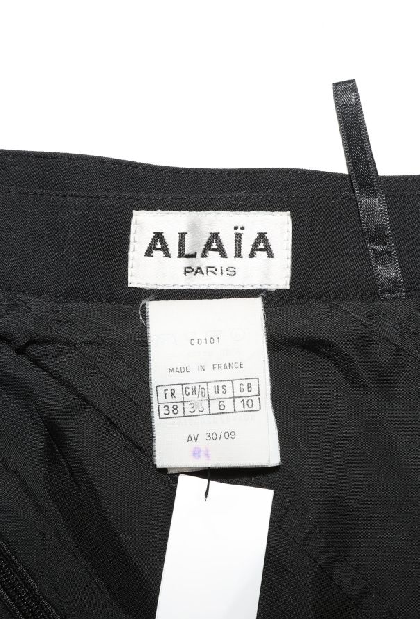 Alaïa S/S 1992 Fluted Crêpe Skirt - 6