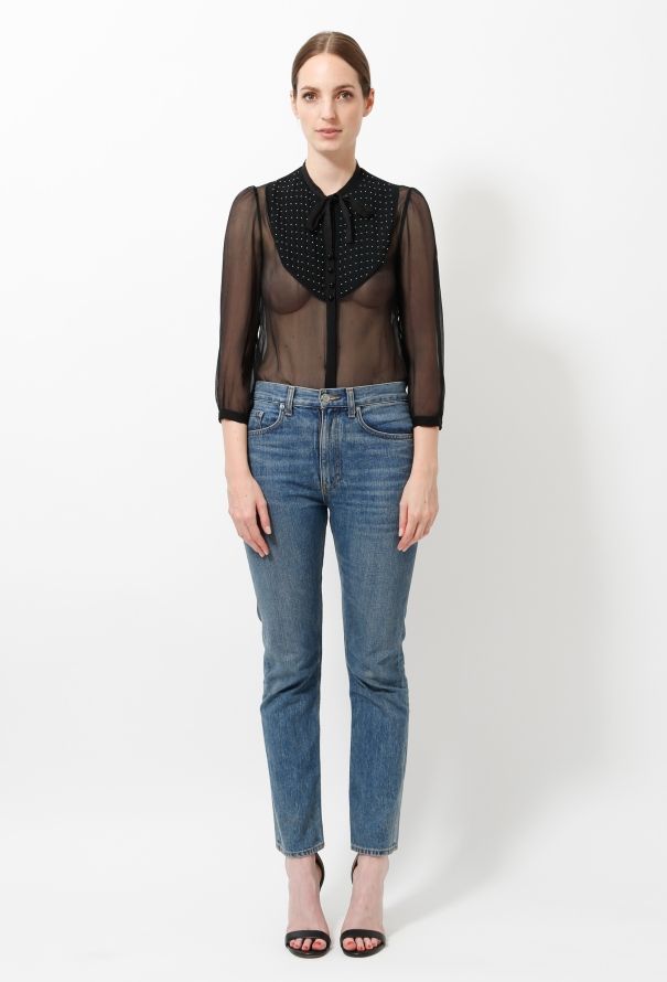 Chloé F/W 2005 Beaded Blouse - 3