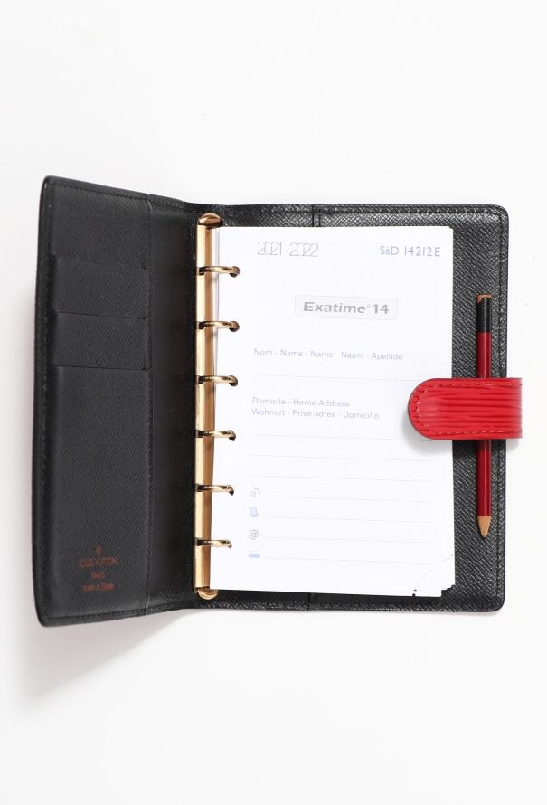 Louis Vuitton 2021 Epi Leather Agenda - 2