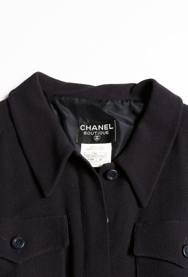 Chanel 1996 Crêpe Flared Dress - 4