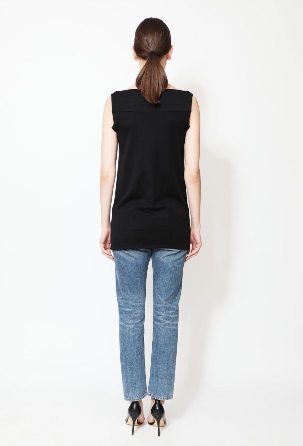 Balenciaga 2006 Draped Sleeveless Top - 3